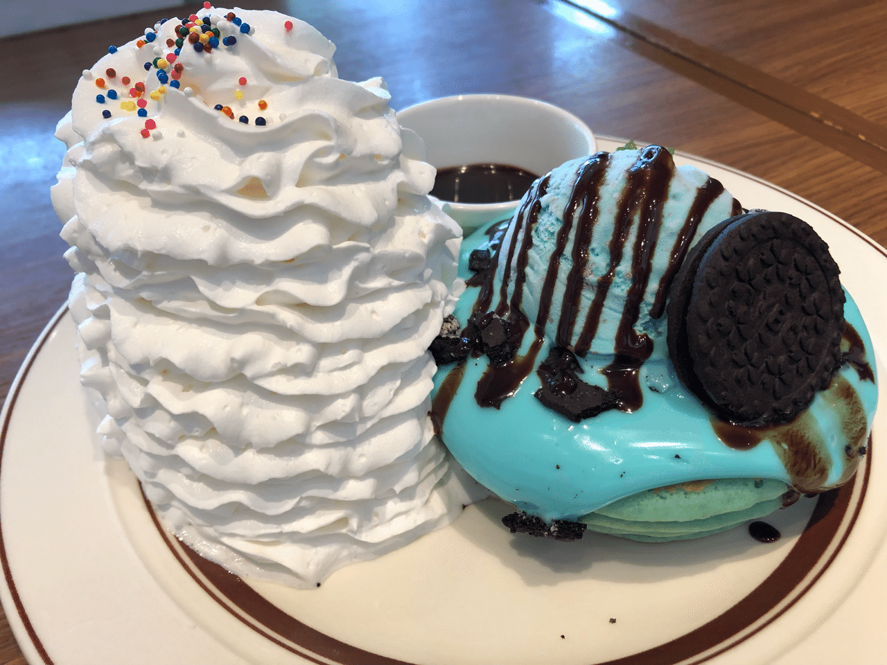 チョコミントレポートvol.43～Eggs 'n Things 原宿チョコミントパン