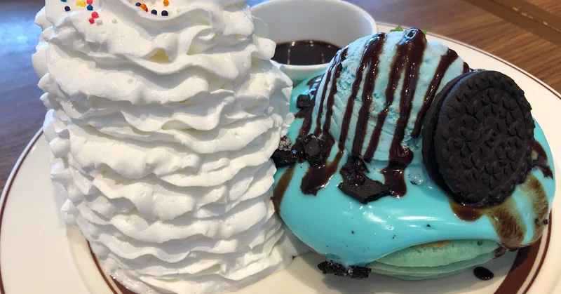 チョコミントレポートvol 43 Eggs N Things 原宿チョコミントパンケーキ しげ Note