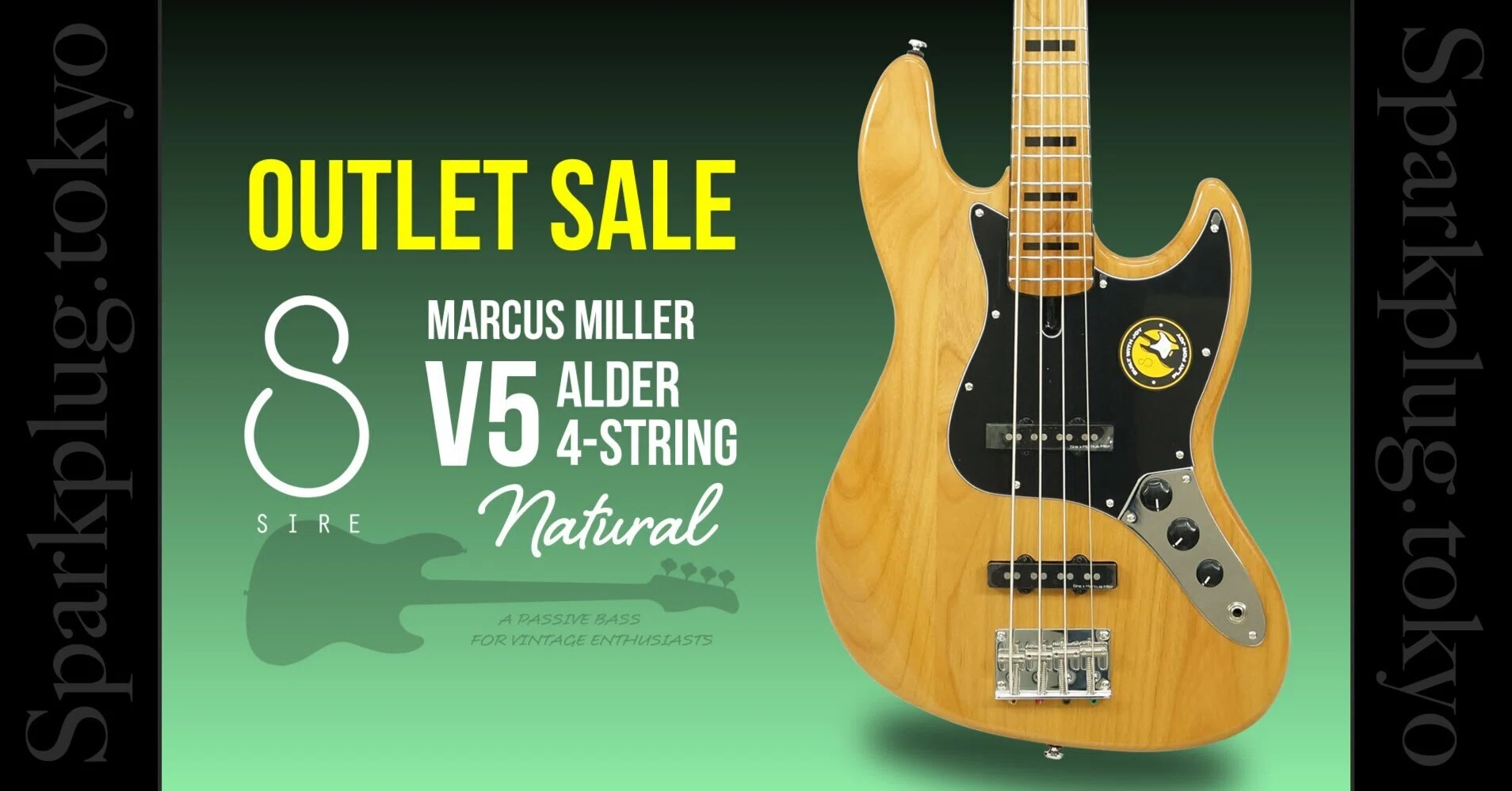 マーカス×Sireによる完全パッシブ仕様のJスタイルベース「V5 Alder」が
