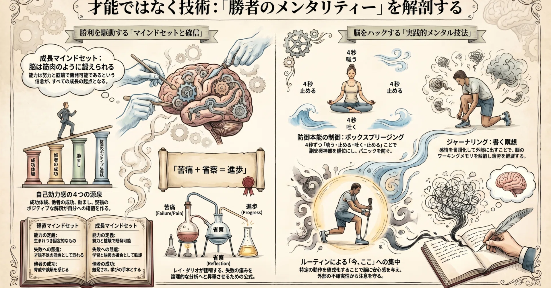 勝者のメンタリティー」は才能ではなく技術である——心理学・脳科学が
