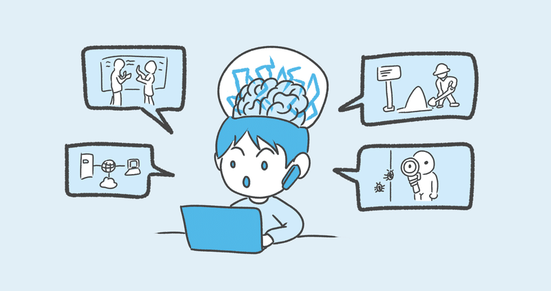 営業職がちょっと不安 その15 右脳と左脳 ろくさん Note