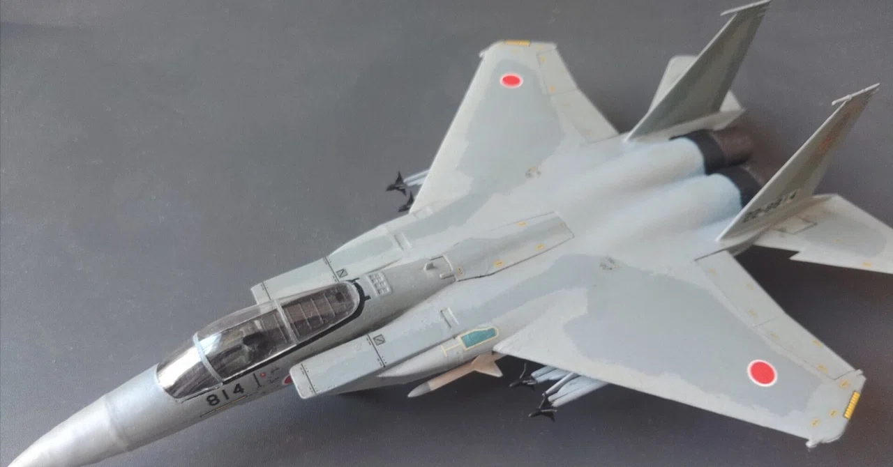 ハセガワ　PLATZ 1/72 F-15j 3機セット ハセガワ1/72 F-15J 3機目完成｜広カエデ丼