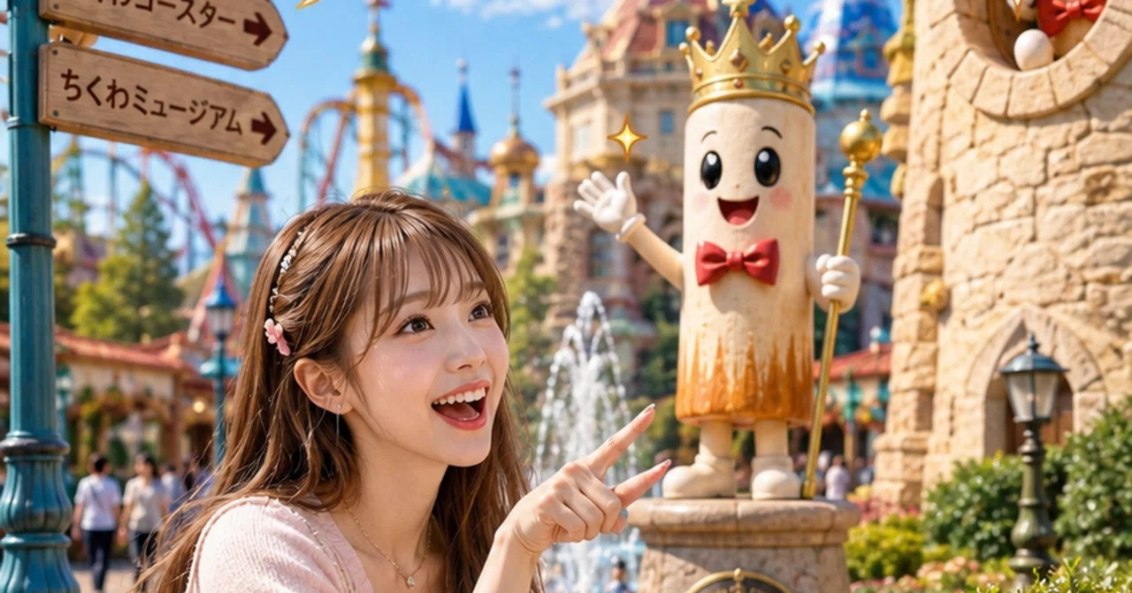 GPT-Image-2】大人の夢の国を作る。東京ちくわランドを建設‼️ちくわ