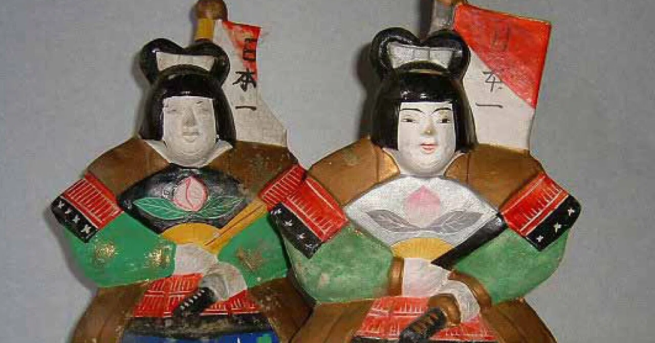 桃太郎の郷土玩具 岐阜①市原土人形｜犬山日本一桃太郎会