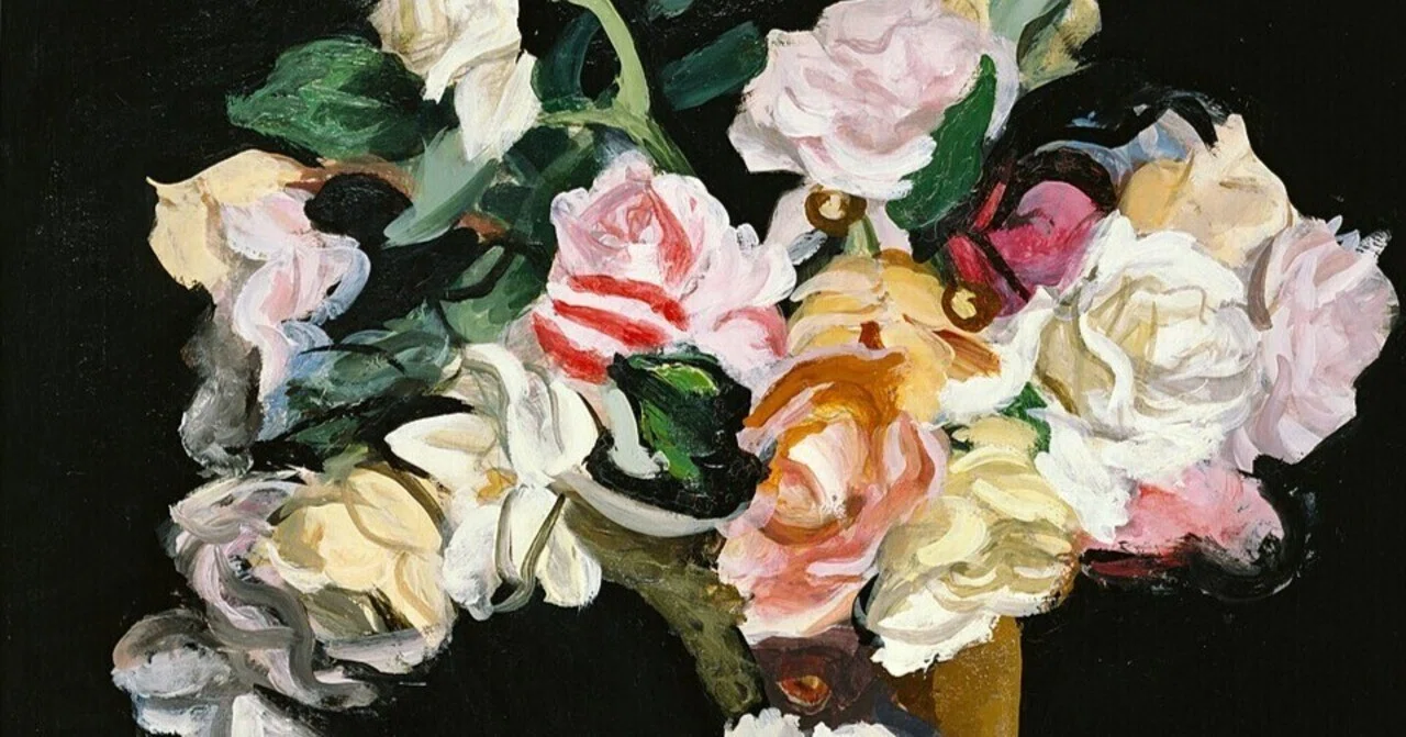 黒に浮かぶ白い薔薇に 何が見えてくるでしょうか｜ArtThinkLab｜Satori