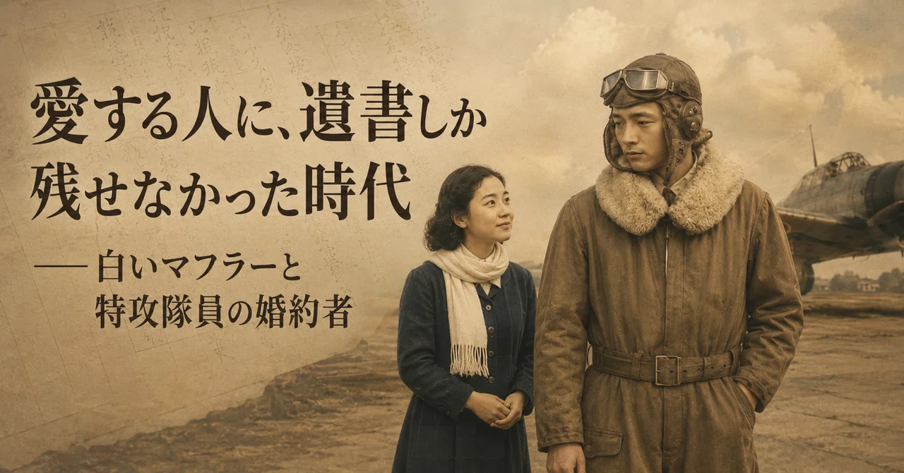 愛する人に、遺書しか残せなかった時代——白いマフラーと特攻隊員の婚約