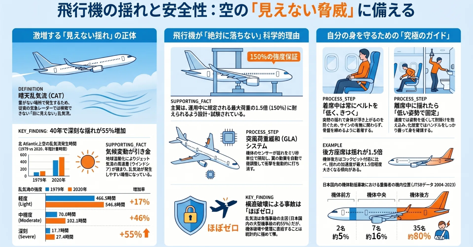 航空ヒストリー】 #054 - 怖さと安全が同居する空——Severe Turbulence