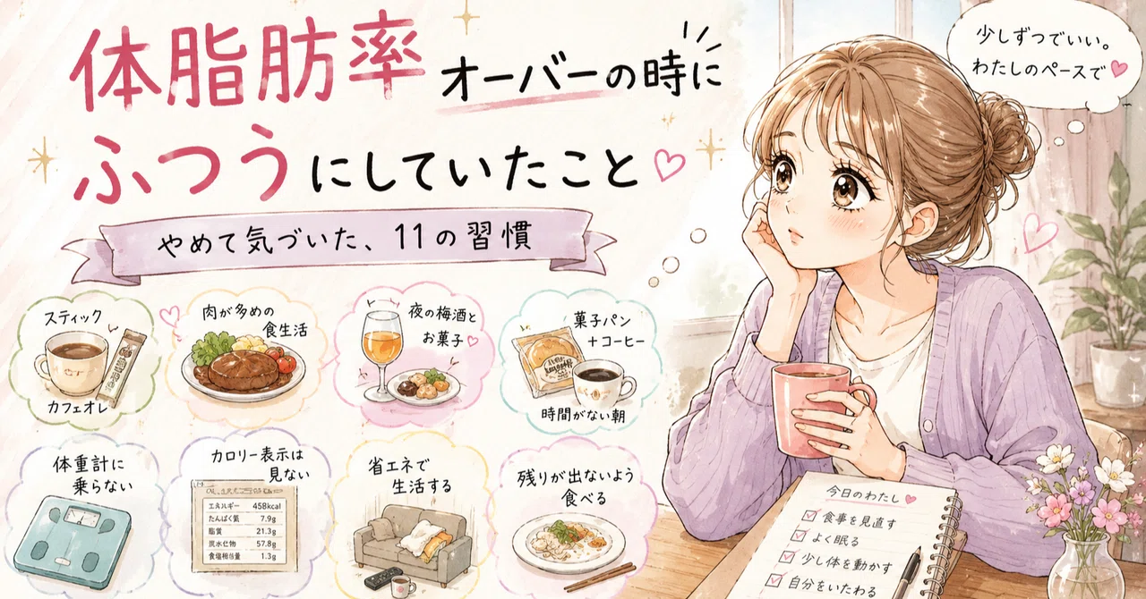 Things I Did Normally When My Body Fat Percentage Was Too High｜ねこちゃん