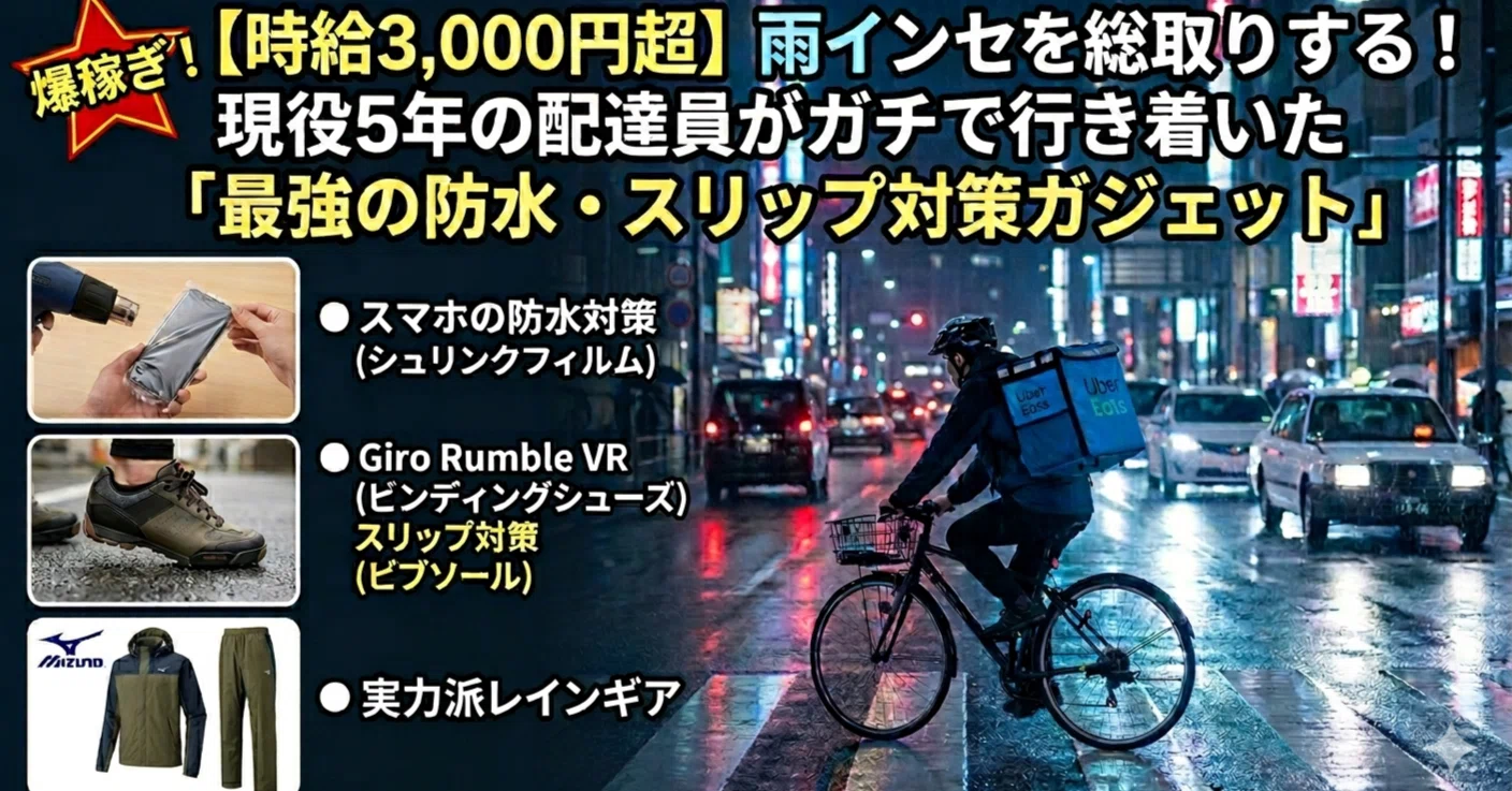 Over 3,000 yen/hour] Grab all the rain incentives! The 