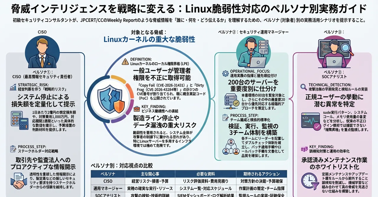 Linuxカーネルに複数のローカル権限昇格の脆弱性｜ゆぅさんの