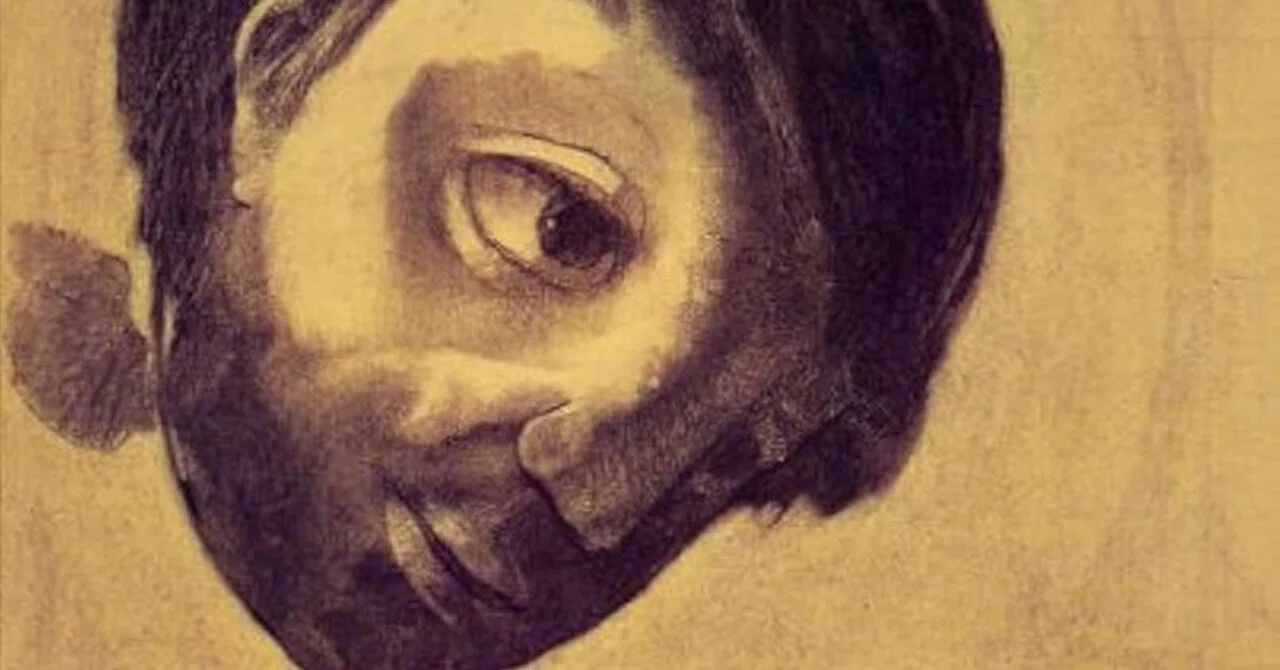A giant eye floating in the void and the grotesque kindness