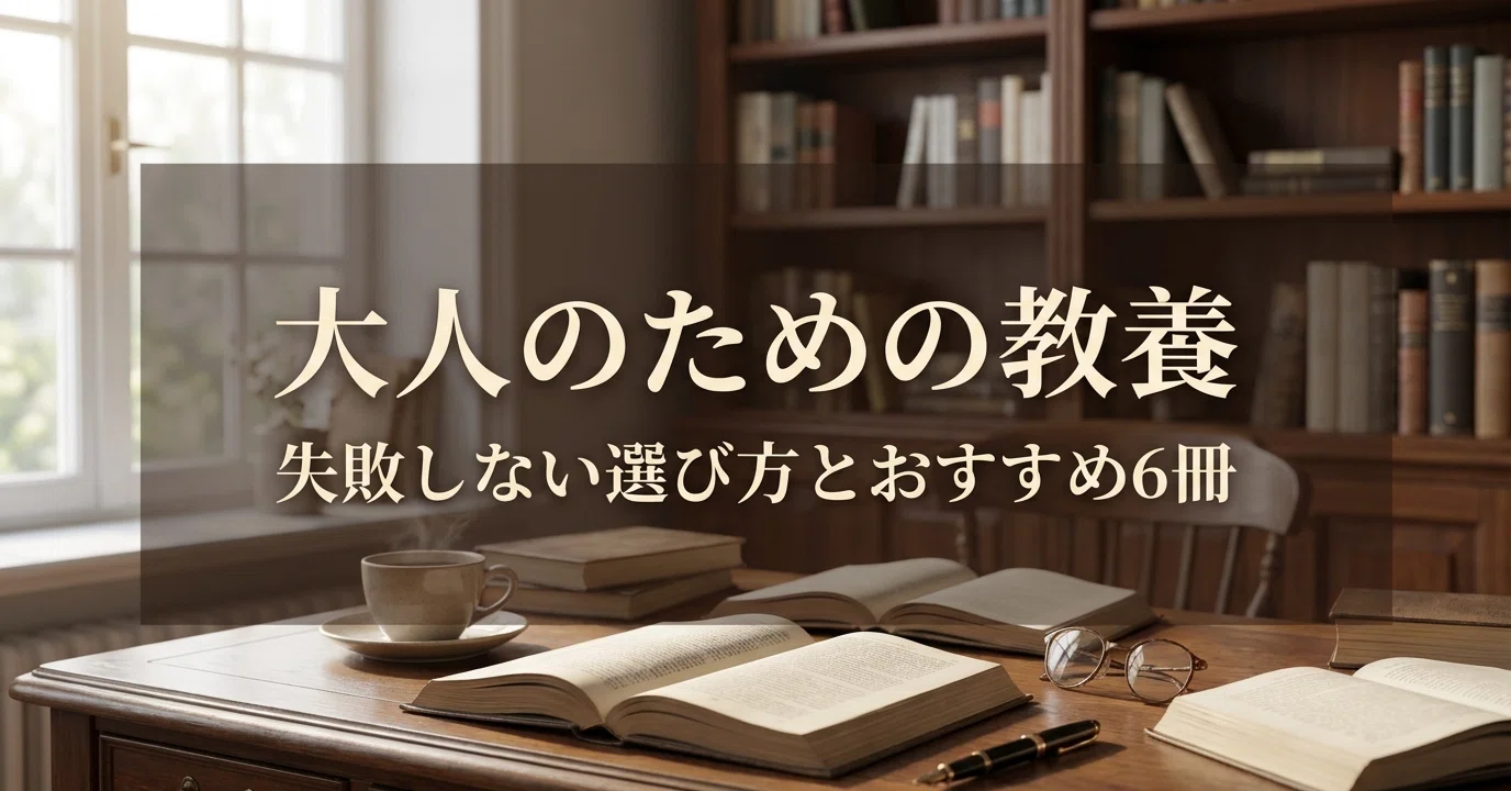 大人の学び直しに教養（リベラルアーツ）の本｜30〜50代からの失敗