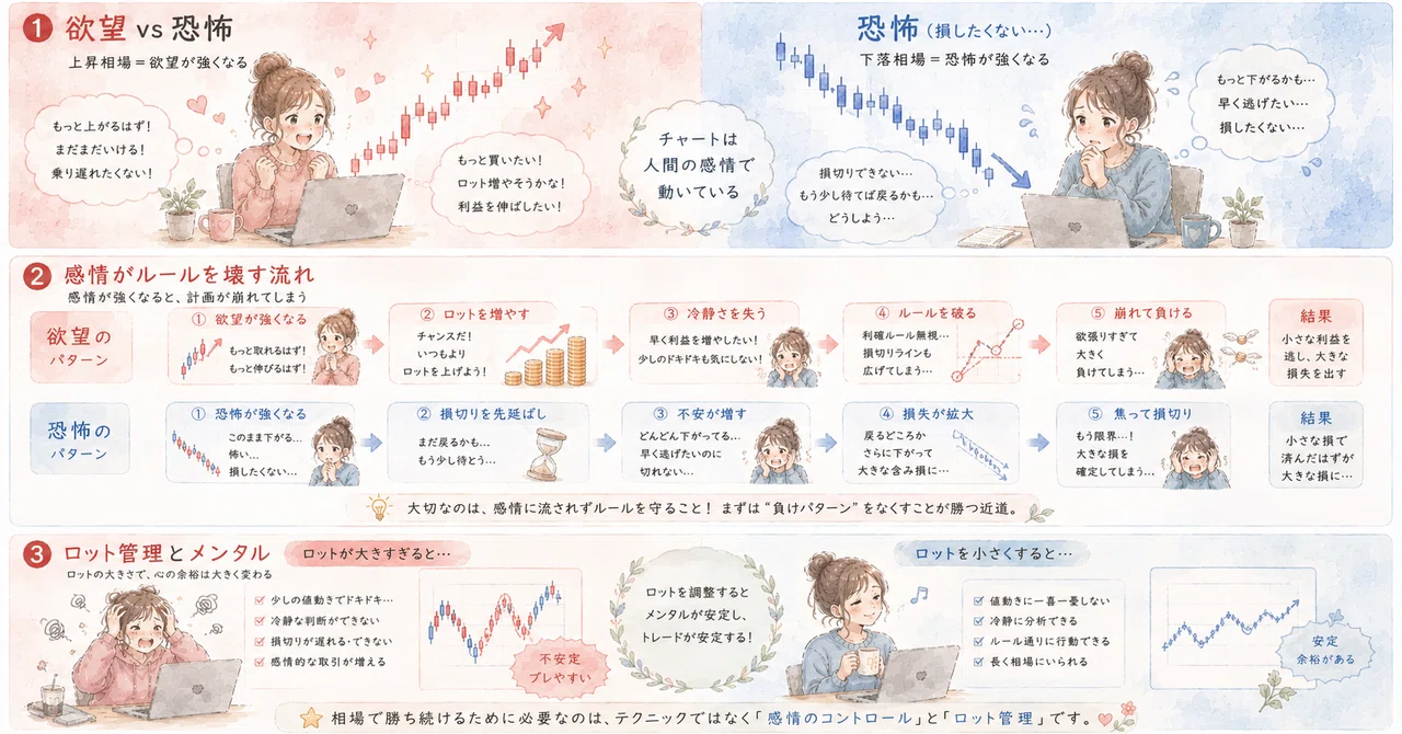 Graph Showing Rising Number Greed and Fear Are Always in the Charts|365日の積み上げ