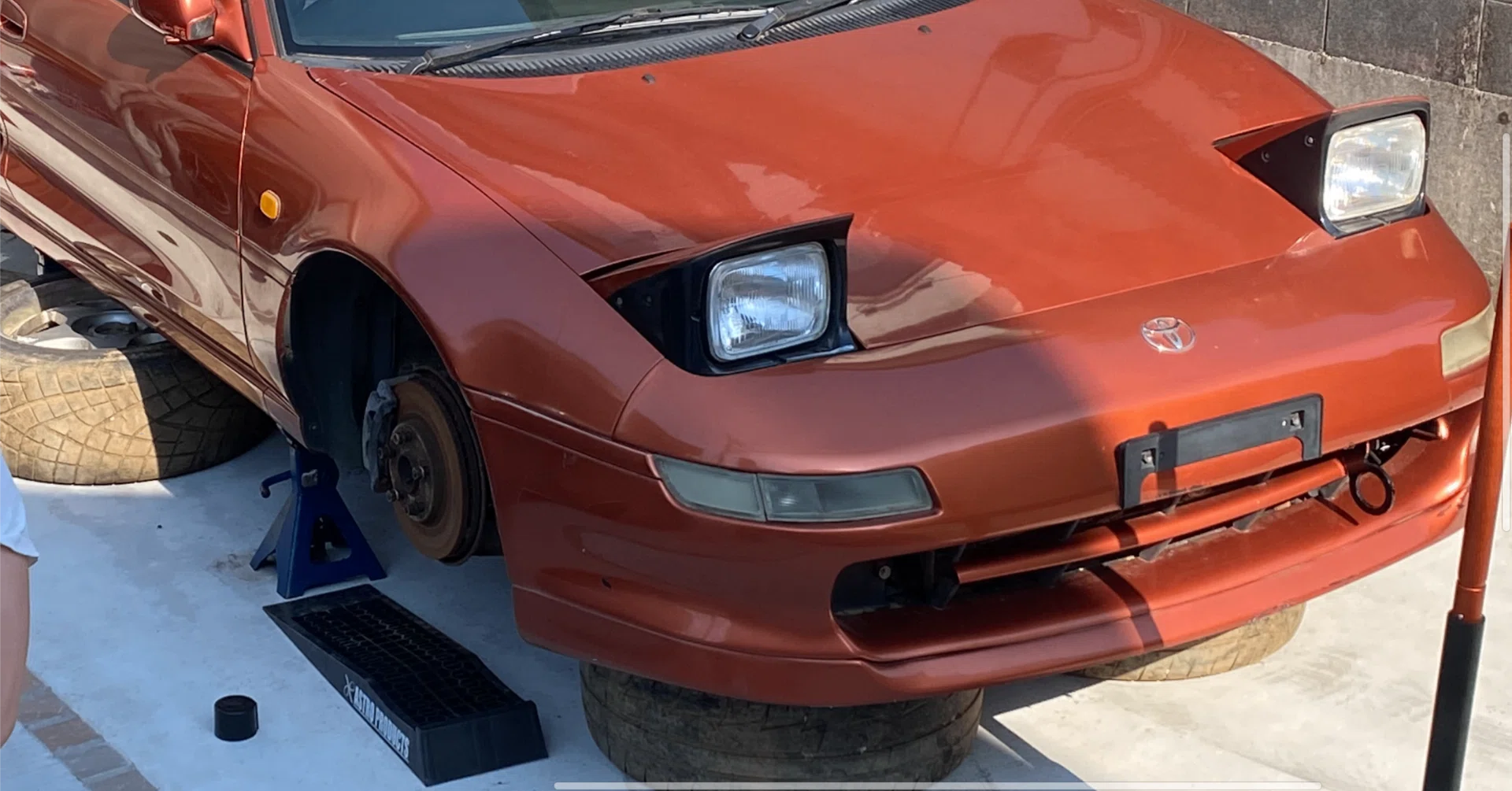 MR2 SW20をオコす(スロットル周り分解、プラグ交換、オイル交換