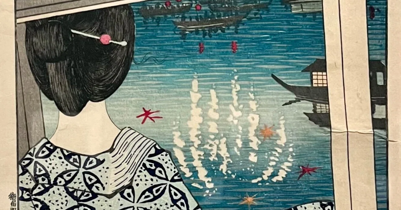 浮世絵版画［駒場野景色圖］ 今、都内で色々な浮世絵を見れるという話。｜Remures111