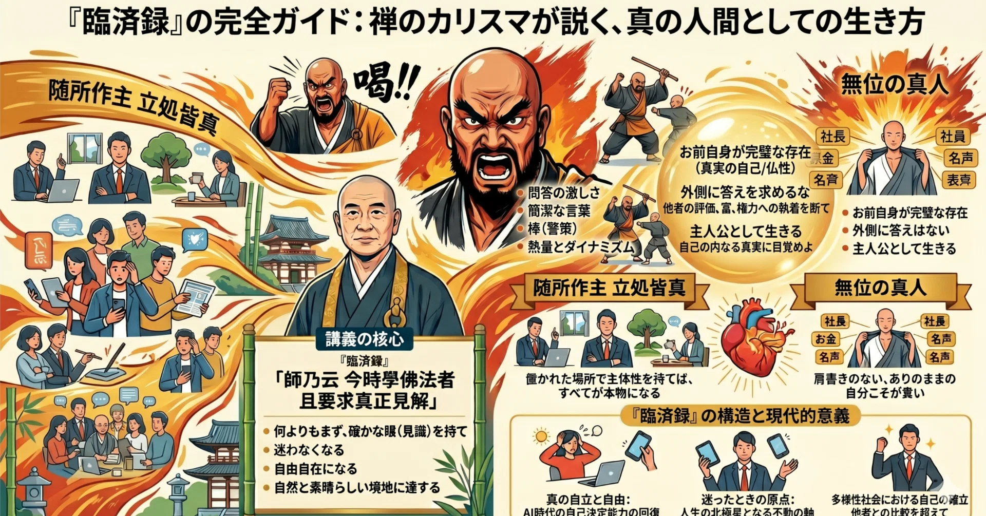 円覚寺の横田南嶺猊下による『臨済録』ご講義 第1回目｜齊藤潤