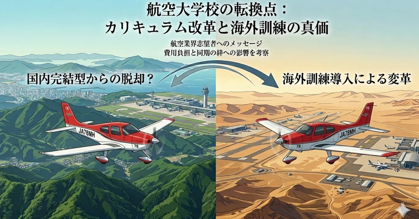 航空大学校「海外訓練」導入の光と影：パイロット養成の合理化と無形