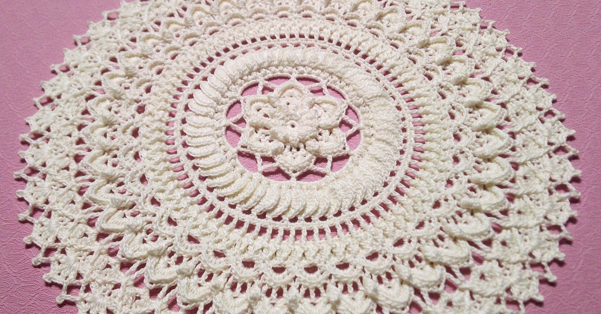 キット] レース編み Doily No.2 (野ばら) | 時間の森工房kit