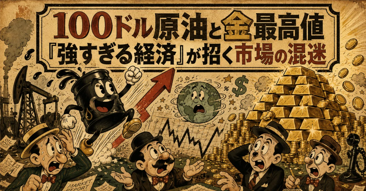 100ドル原油と金最高値『強すぎる経済』が招く市場の混迷【2026年5月第