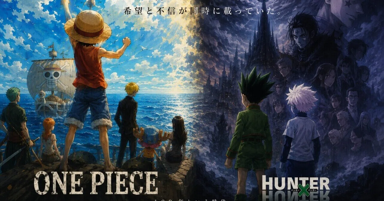 1999年、ONE PIECE と HUNTER×HUNTER の分岐｜nao46222
