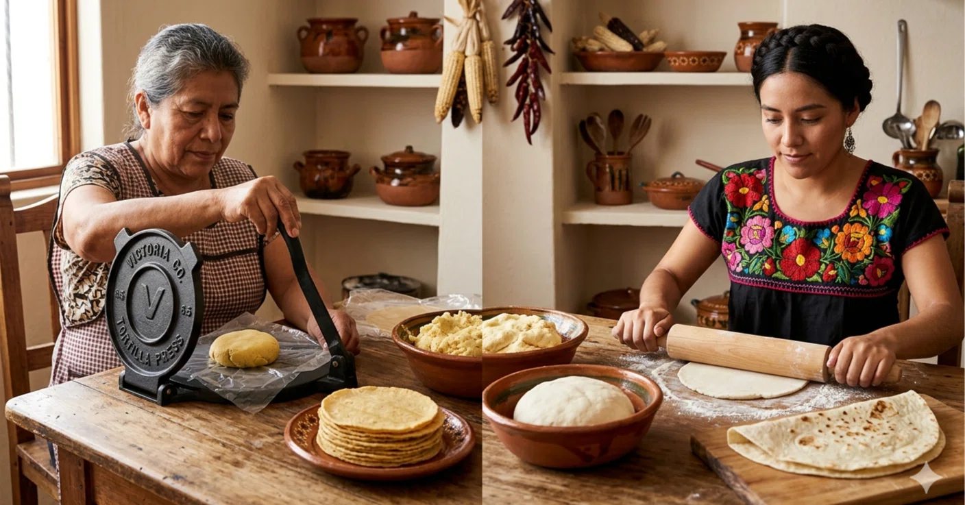 トルティーヤを自分で作る時の調理道具の使い分け｜honobonotacos