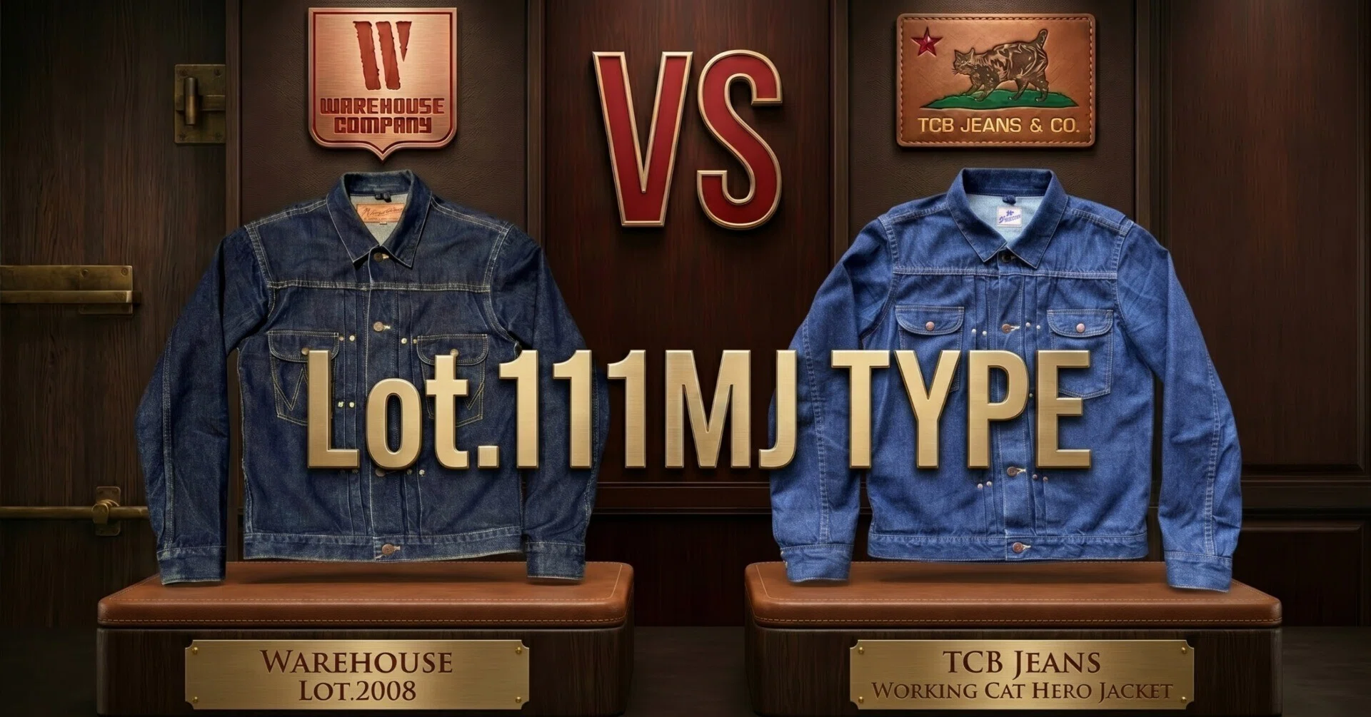 徹底比較】Warehouse vs TCB Jeans：伝説のラングラー111MJ復刻、勝者