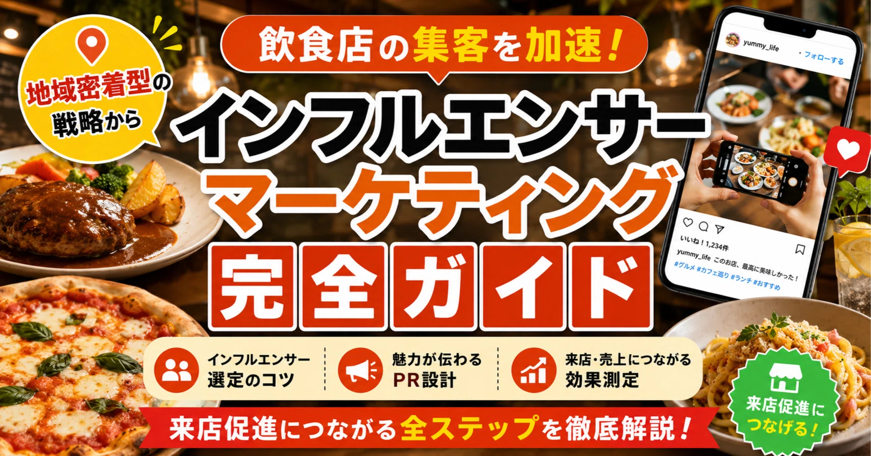 飲食店【インフルエンサーマーケティング完全ガイド】地域密着型の戦略