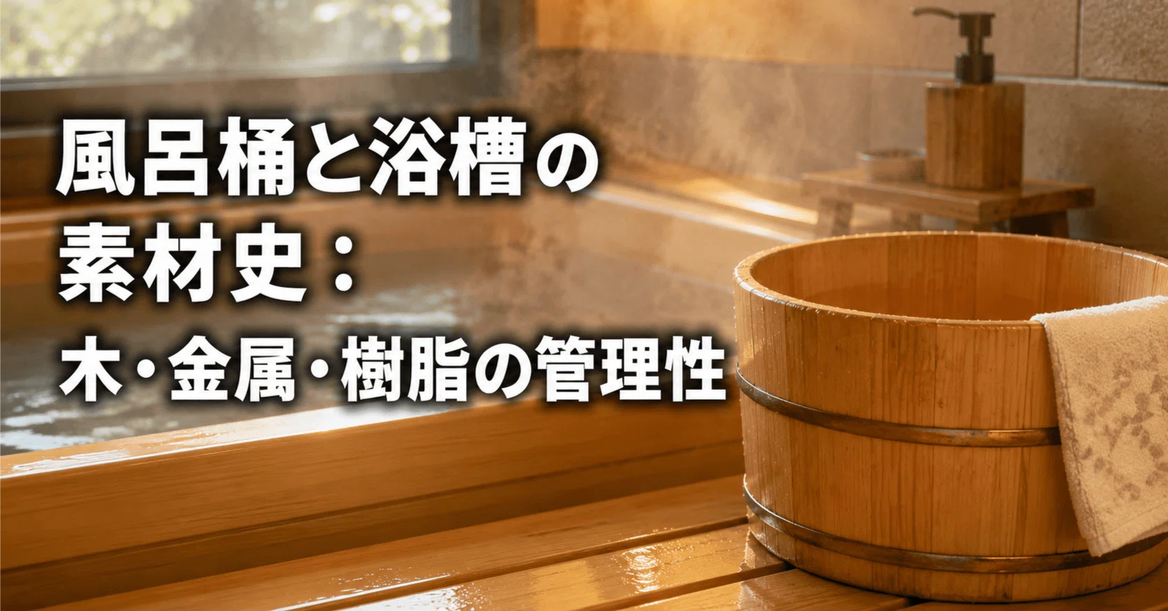 風呂 桶 風呂桶と浴槽の素材史 木・金属・樹脂の管理性 ぬぐい
