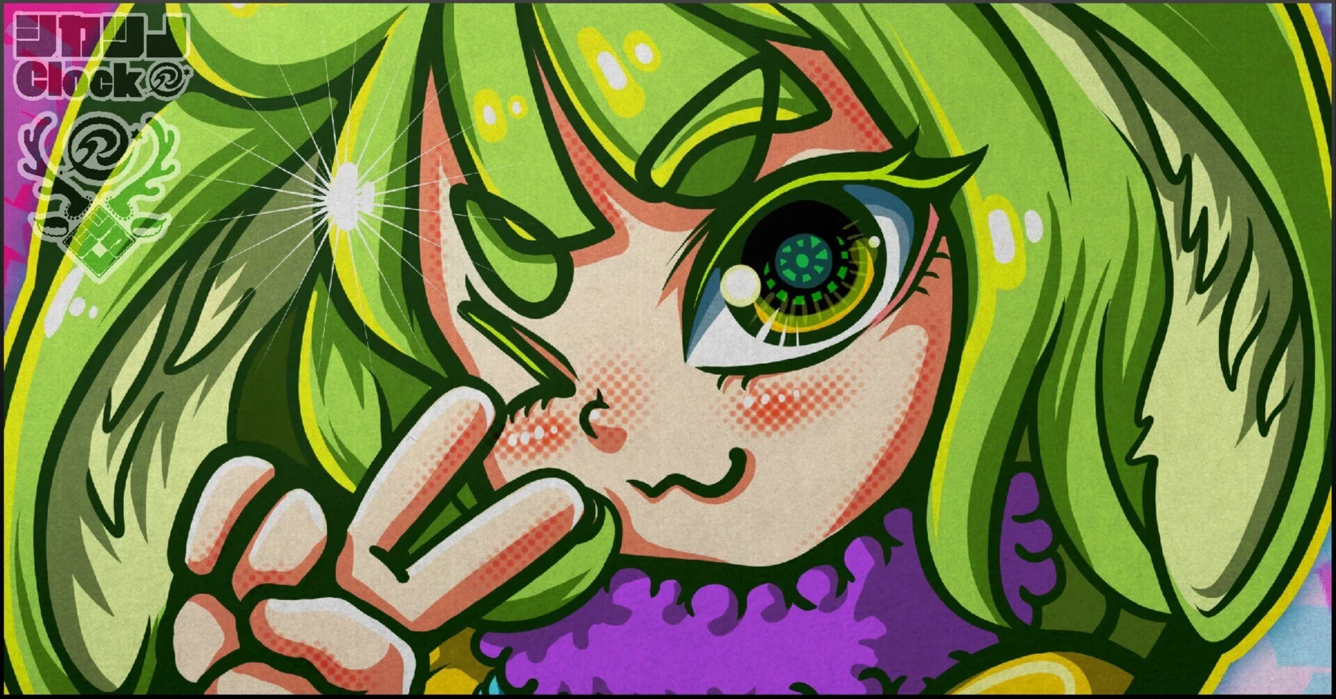 ポップテイストシリーズ No.2 [今日のイラスト]｜鹿角時計