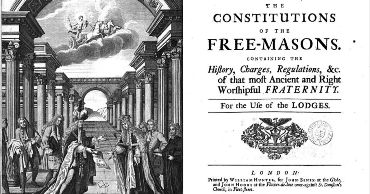 古書 1942年 英国フリーメイソン「ロイヤル・アーチ」憲章 規約集 1723年アンダーソン憲章（フリーメイソン）｜Ko
