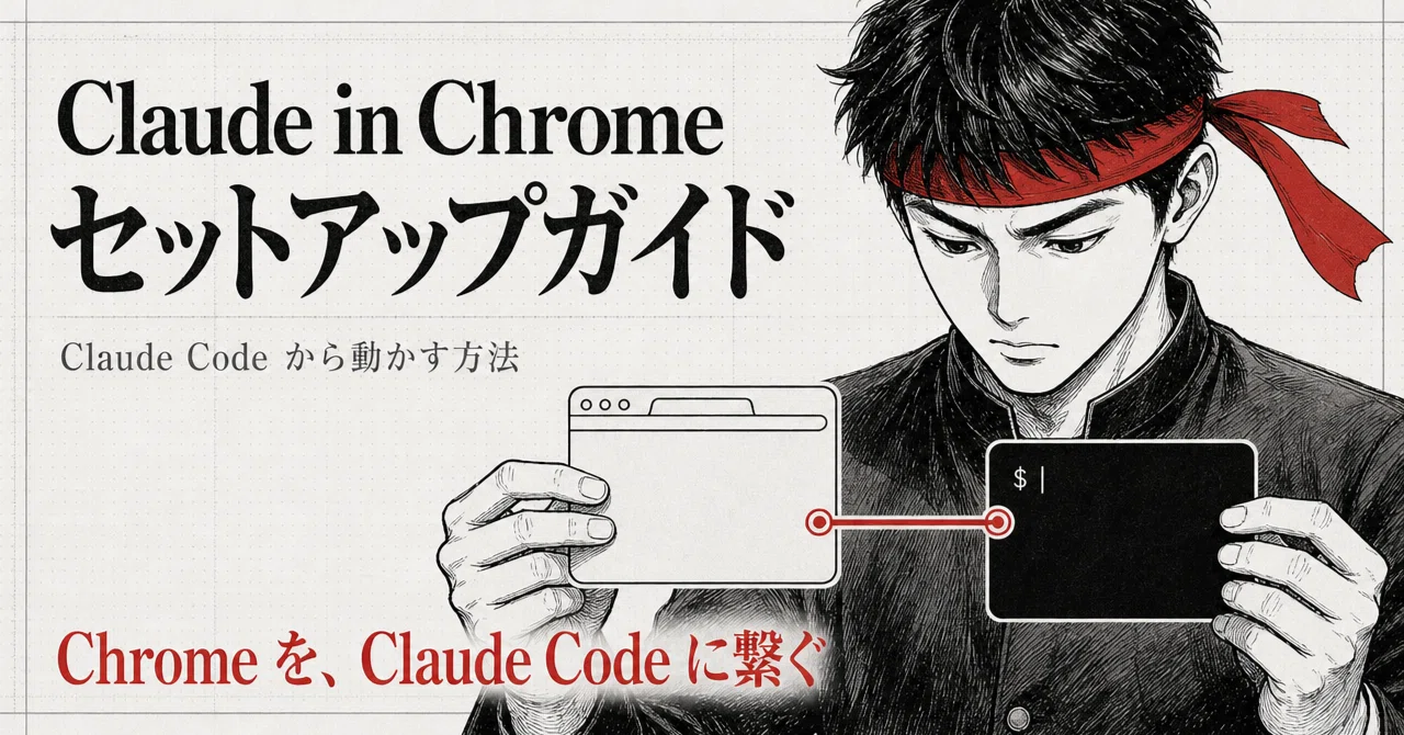Claude in Chrome Setup Guide | How to run it from Claude Code｜nobunosuke