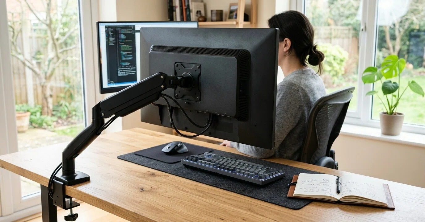 モニターアーム Amazonベーシックはどんな人向け？ガススプリング式を