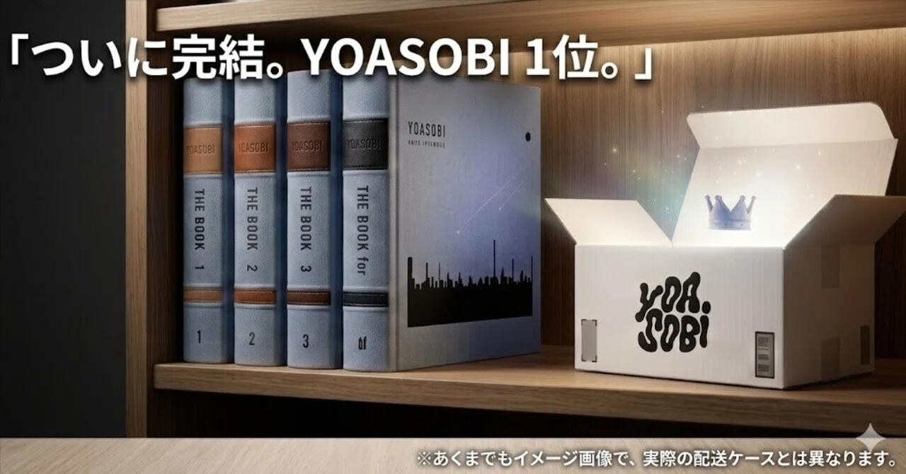 YOASOBIファン歓喜｜THE BOOK for 楽天1位の瞬間に立ち会った。定価で