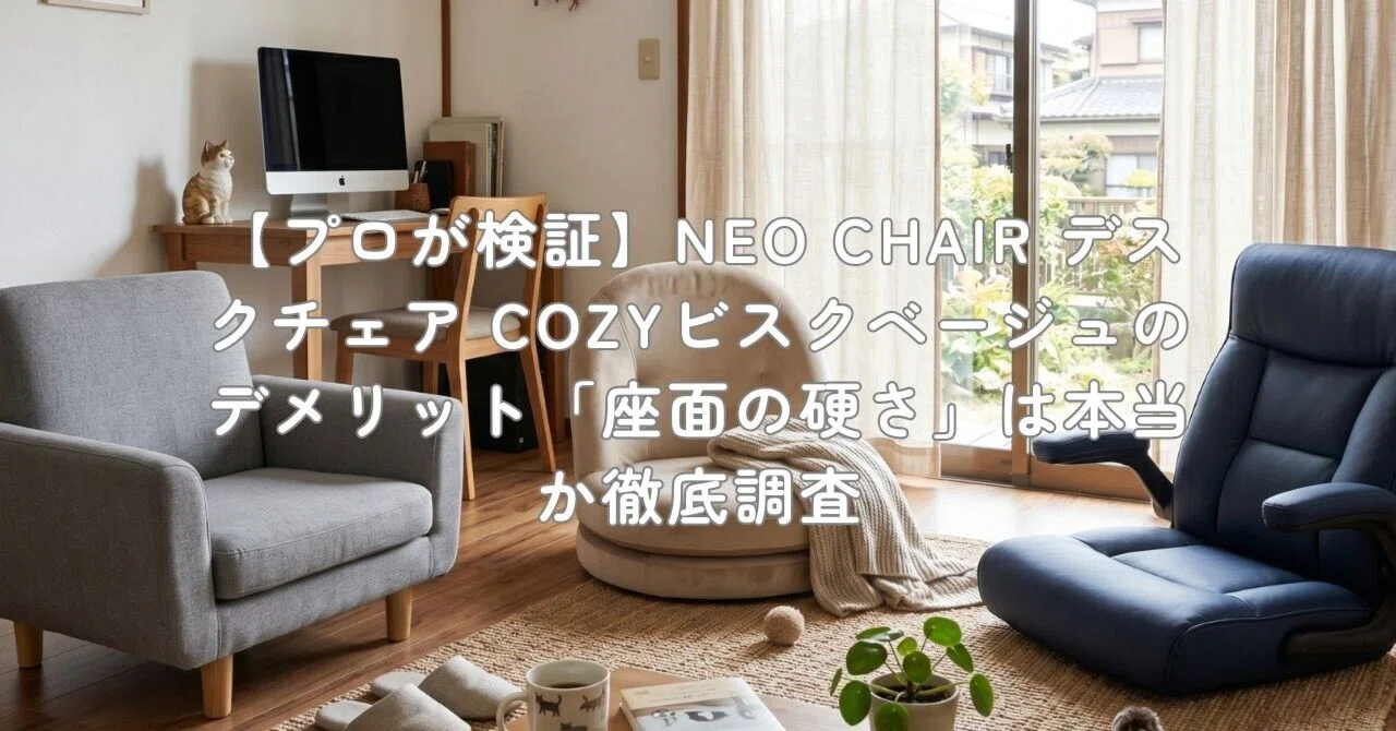 プロが検証】NEO CHAIR デスクチェア COZYビスクベージュのデメリット 