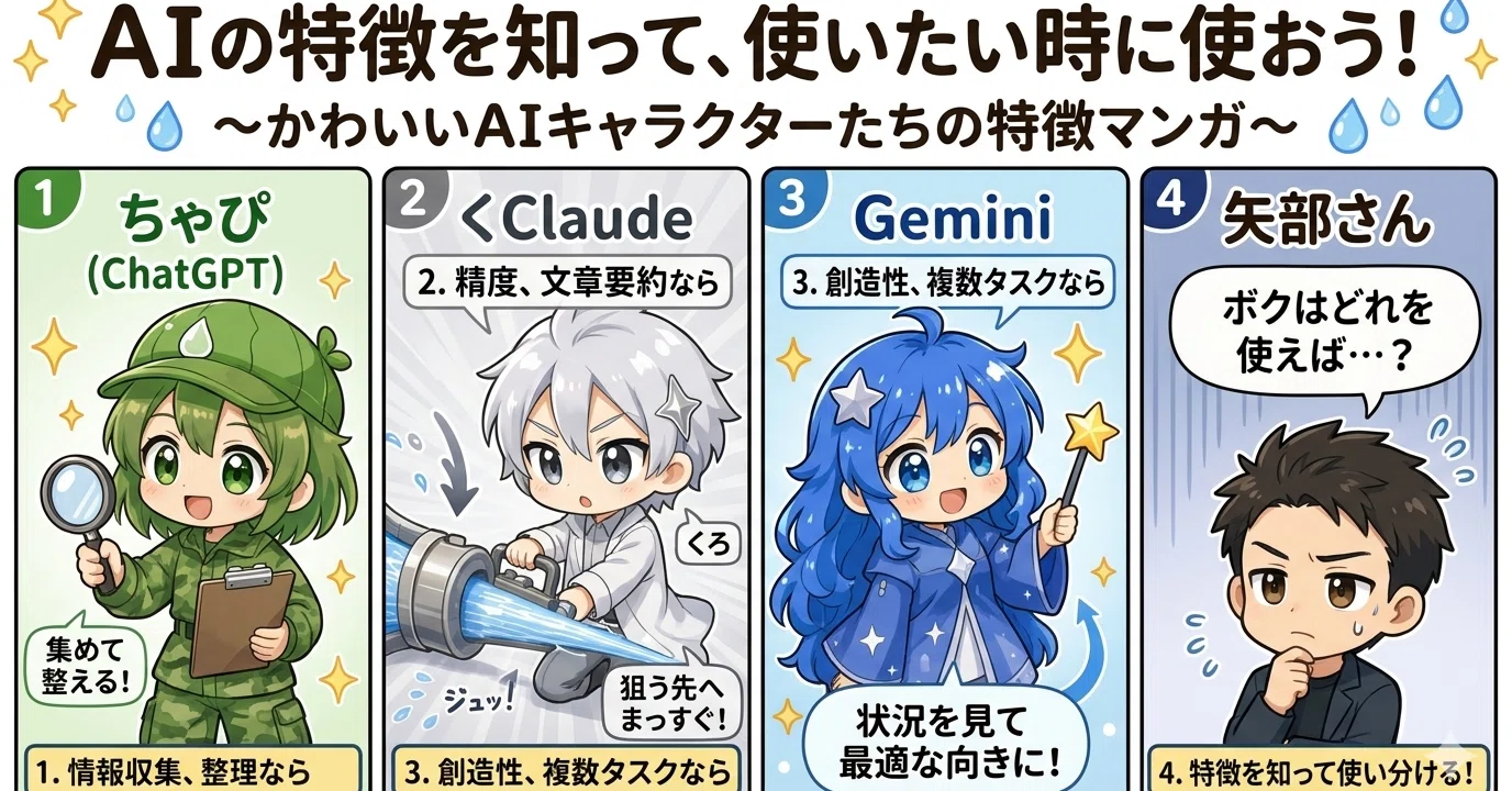 AIが知らないAIの話〜GeminiとClaudeの同期不全まんが〜 by 3AI｜矢部