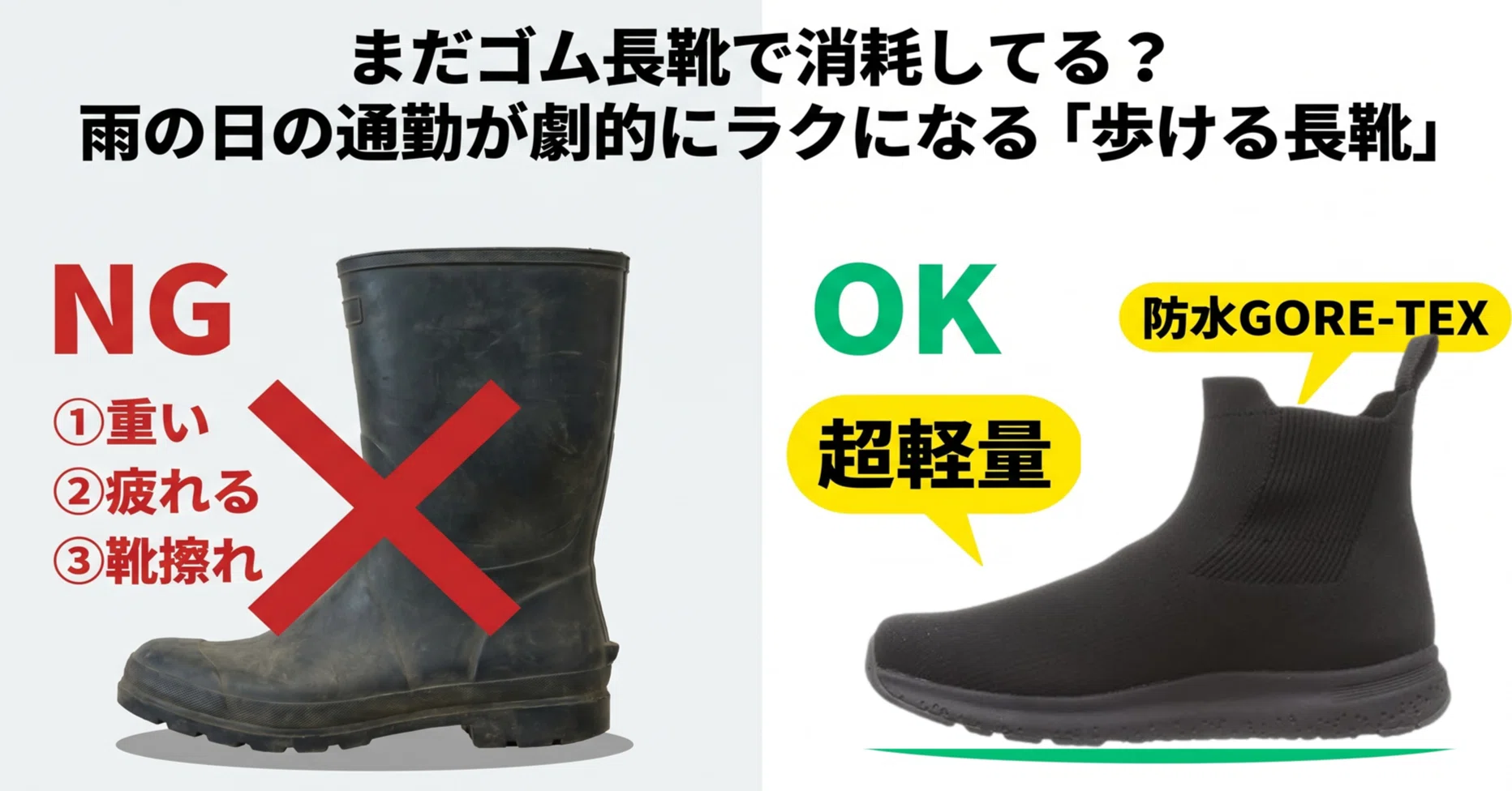 ザノースフェイス ベロシティニットII ゴアテックス GORE-TEX ブーツ 雨の日の通勤に。ノースフェイス ベロシティニットII GORE-TEXは