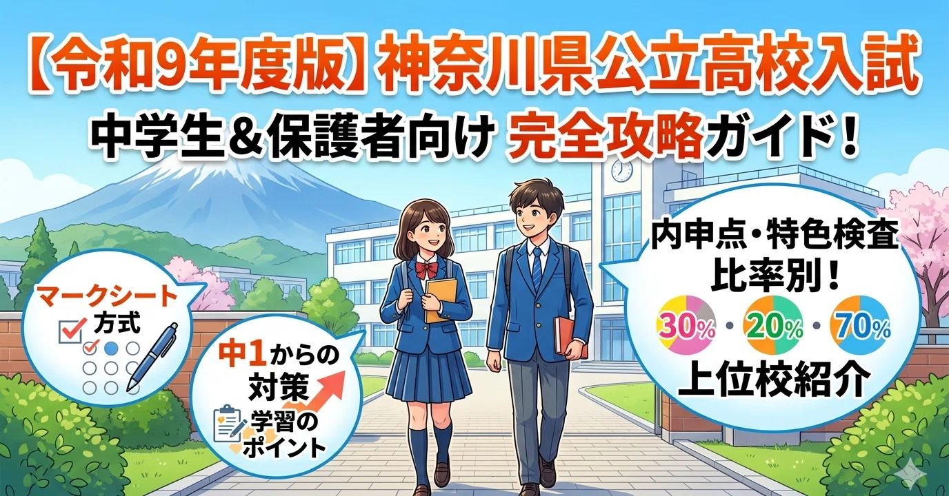 令和9年度入試版】神奈川県公立高校入試ガイダンス：中学生と保護者の