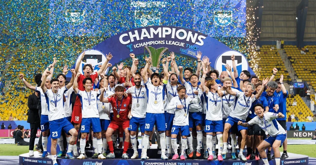 2005年Jリーグ奇跡(5チームが可能を残した最終戦)の初優勝25年.ガンバ大阪 サッカー】ガンバ大阪ACL2優勝!!🏆 胸に10個目の星⭐｜中出三千代