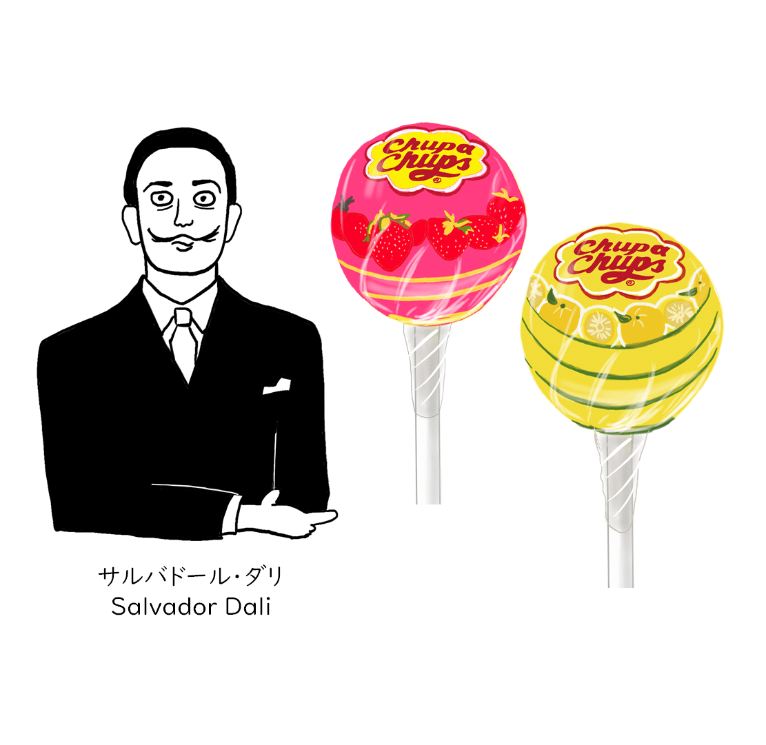 チュッパチャップスとダリの関係 トロッコ Note チュッパチャップスとダリの関係 トロッコ Note