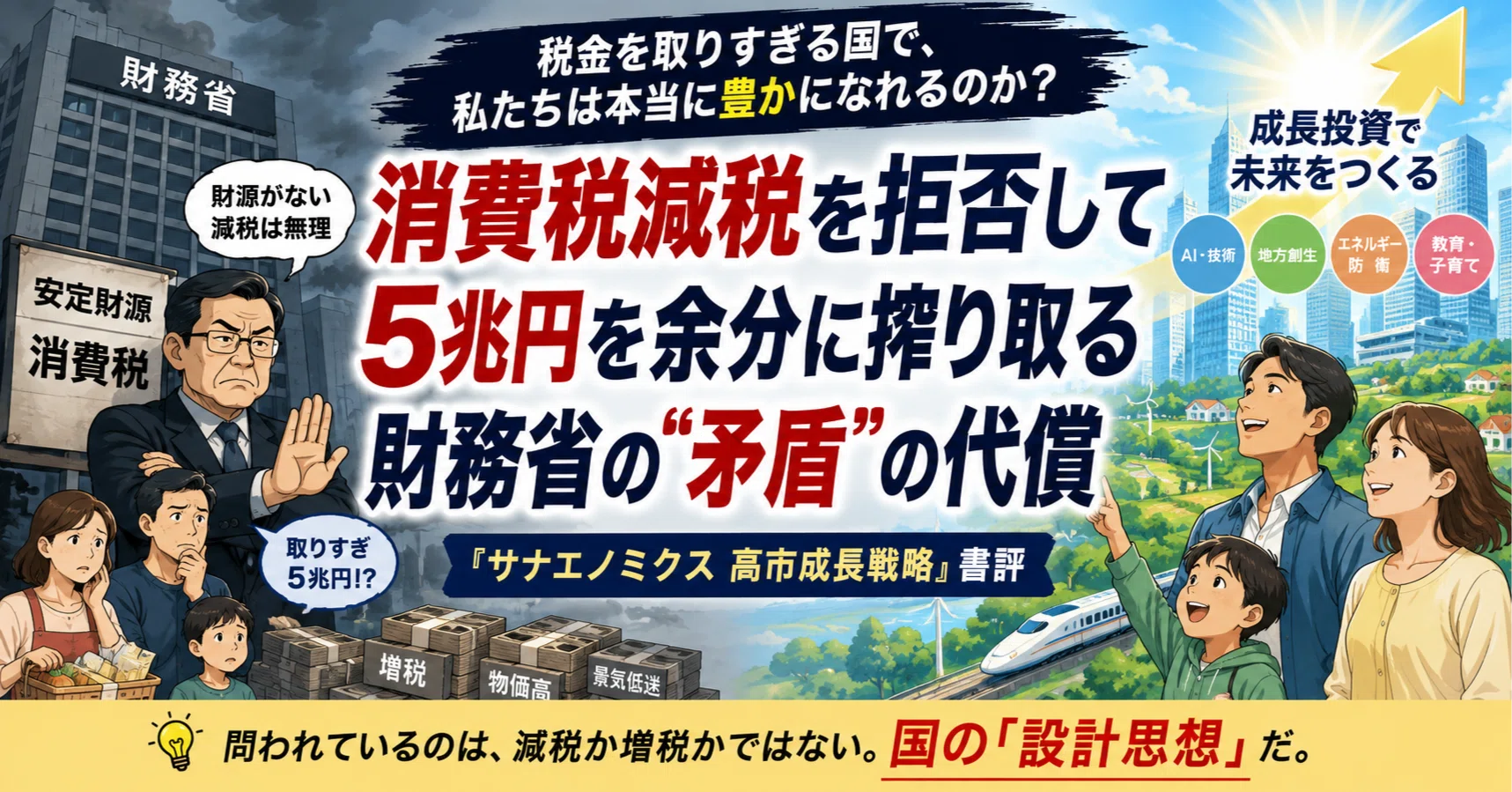 税金を取りすぎる国で、私たちは本当に豊かになれるのか｜ノリック#