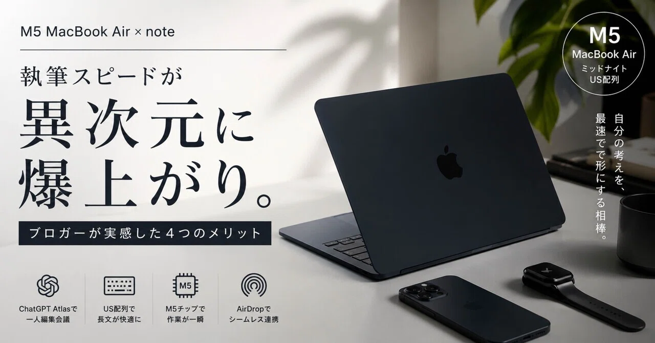MacBookAir」の人気タグ記事一覧｜note ――つくる、つながる、とどける。