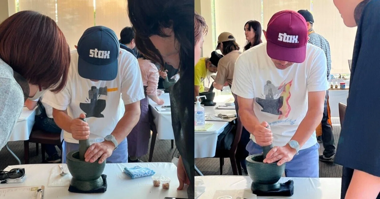 石臼　写っているのがすべて 石臼はリズミカルに叩きましょう。｜水野仁輔