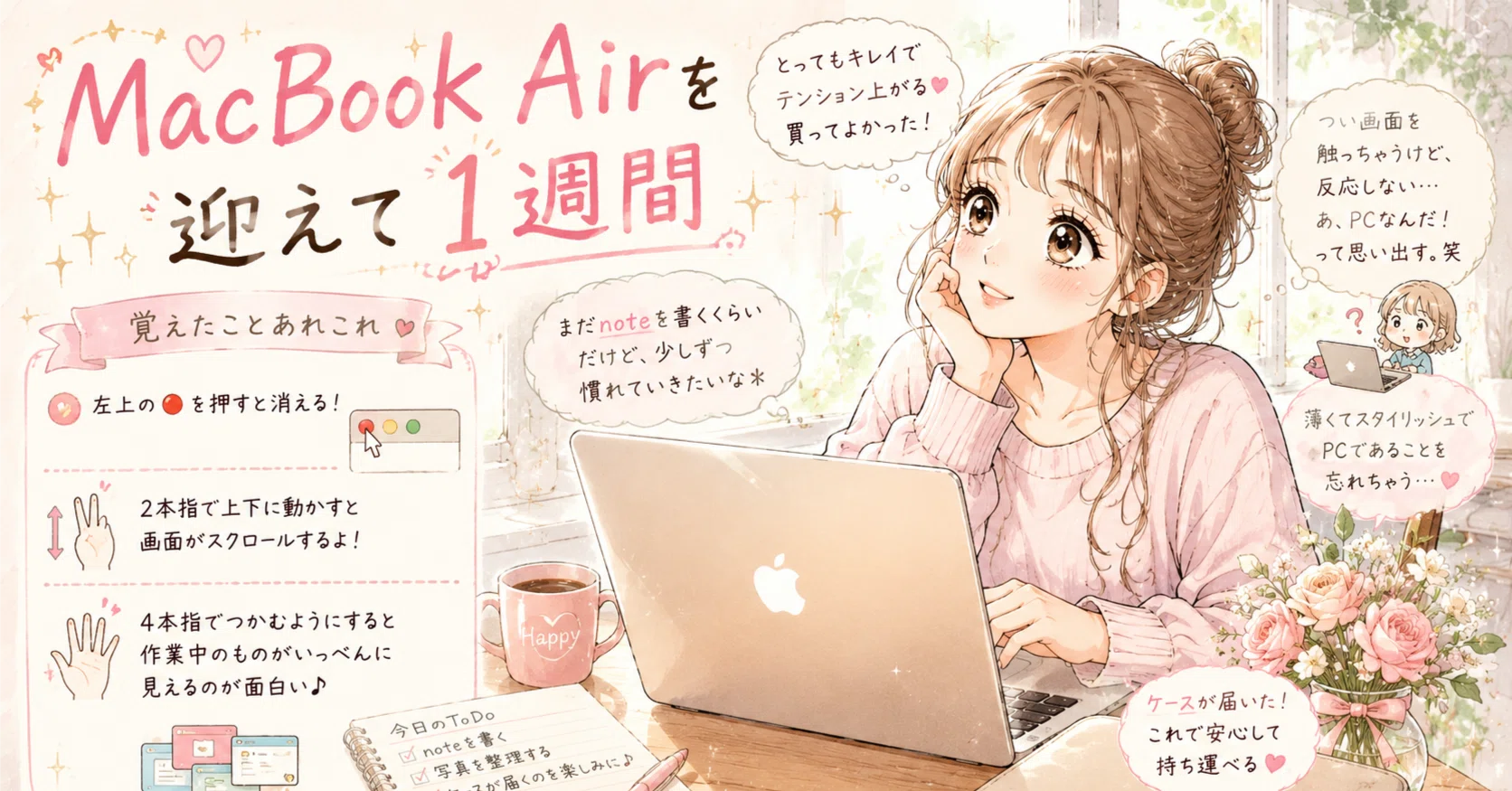 One Week with My MacBook Air｜ねこちゃん
