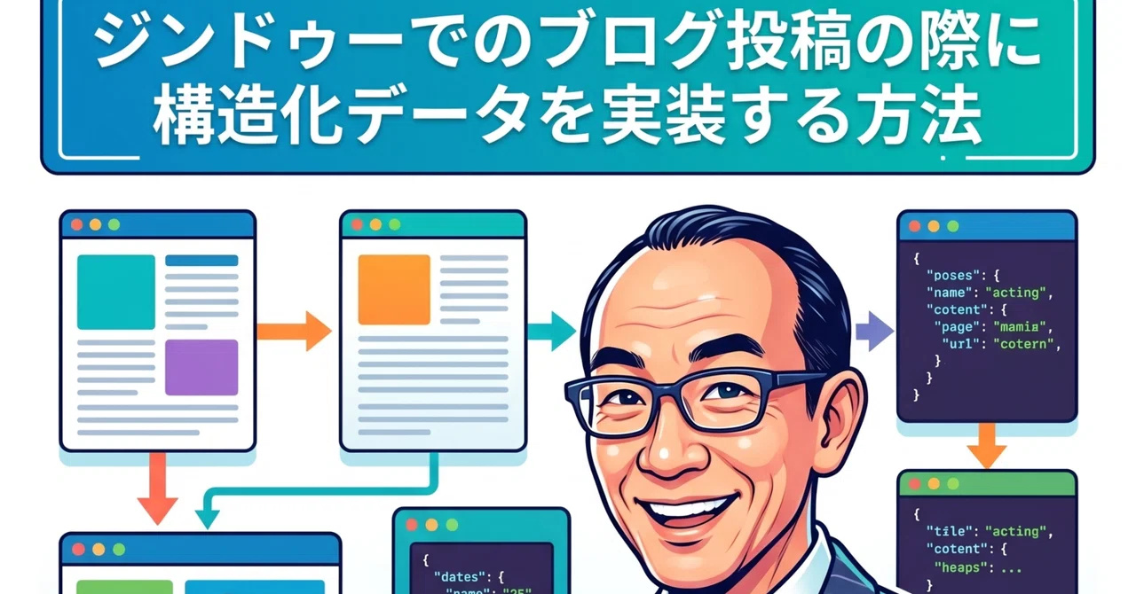 ジンドゥーでのブログ投稿の際に構造化データを実装する方法|経営ブログ 中小企業診断士 竹内幸次