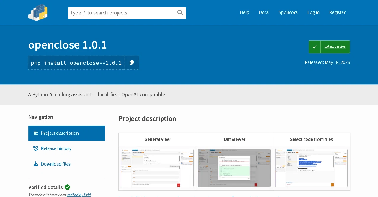 openclose 1.0.1のローカルファーストAIコーディング支援、OpenAI互換でPython開発がどう変わる？｜HAXAI_LAB
