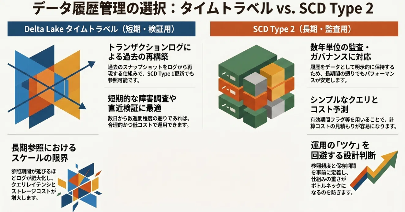 タイムトラベルは「履歴管理の代替」になれるのか?~Databricks認定 タイムトラベルは「履歴管理の代替」になれるのか?~Databricks認定