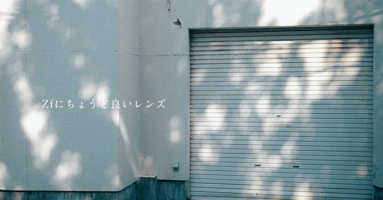 Zfの“ちょうどいいレンズ構成”が見えてきた｜最近の28mmと50mmの