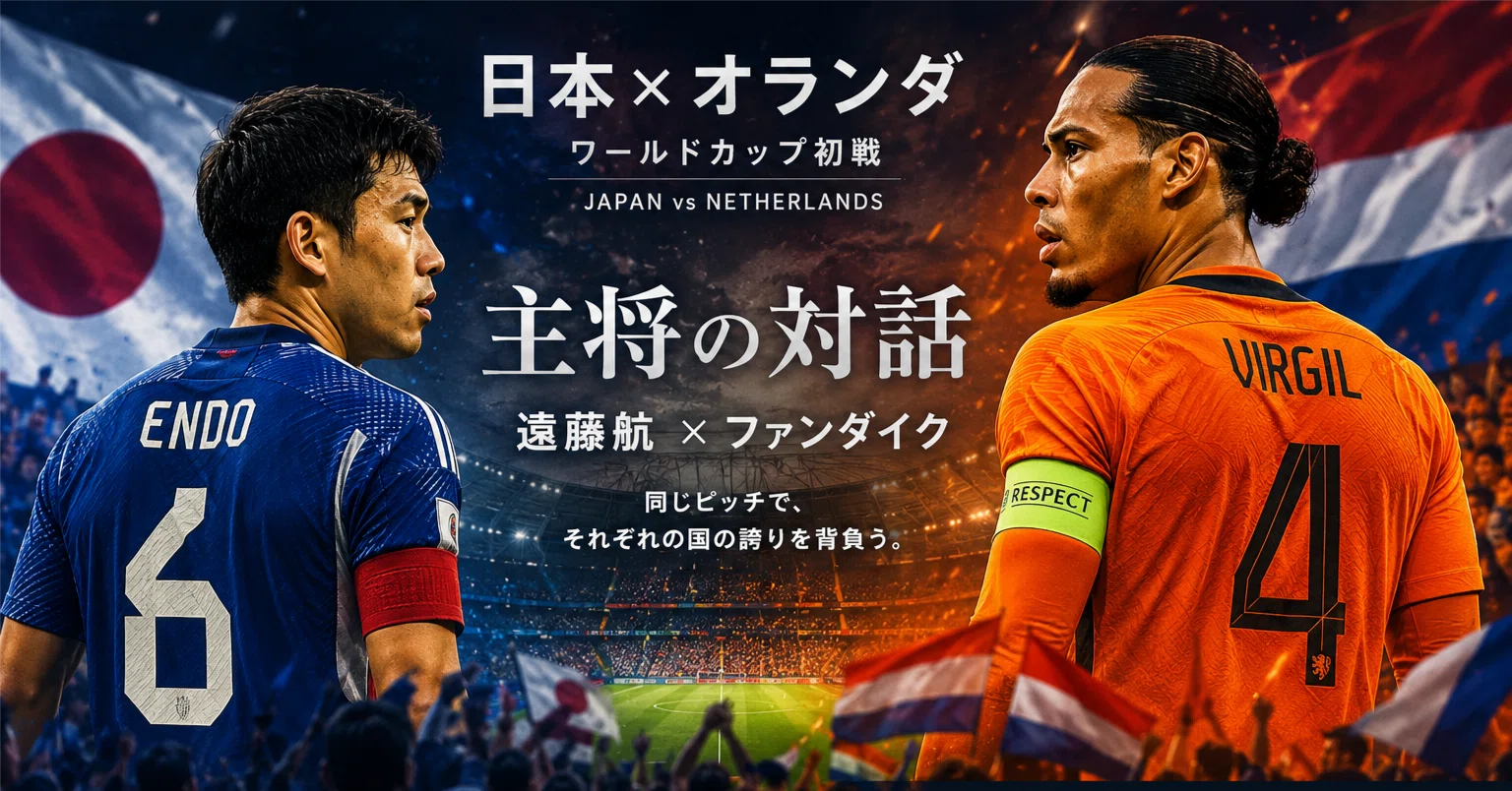 ⚽04。日本×オランダは、主将の物語でもある。｜takahiRo