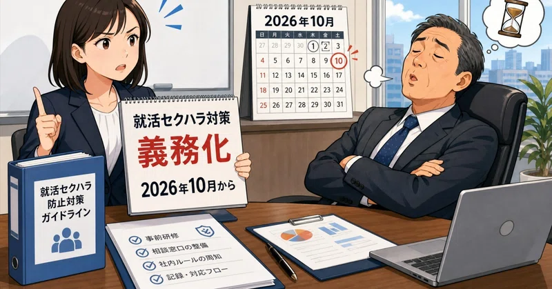 就活時のセクハラ対策は義務になる 採用の信頼を守る企業と、そうでない企業の差 eyecatch