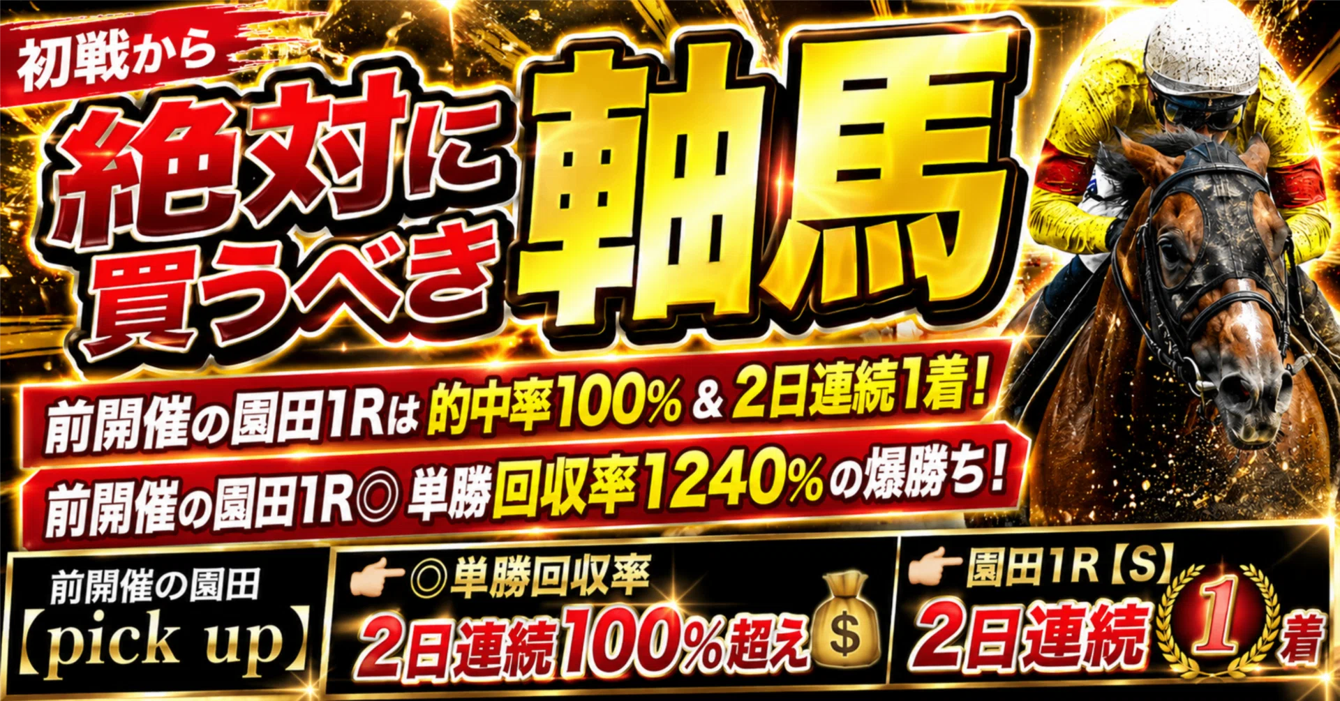 2026/5/20 ♻︎園田激搾りDAY♻︎ C3一(園田1R)【推奨度S】※見解付※再